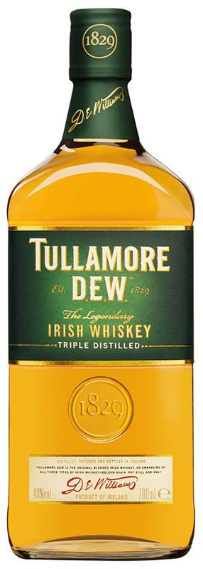 Изображение товара Виски Tullamore DEW 40 700мл ирландский купажированный напиток