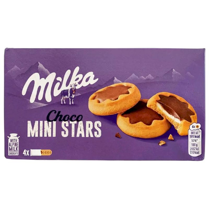Изображение товара Печенье Milka Choco Minis 150 г шоколадное мягкое сладкое