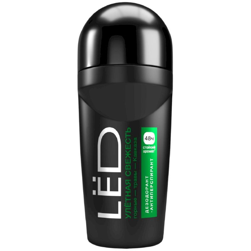 Изображение товара Дезодорант-антиперспирант Lёd Улётная свежесть 50 мл надежная защита от запаха и пота