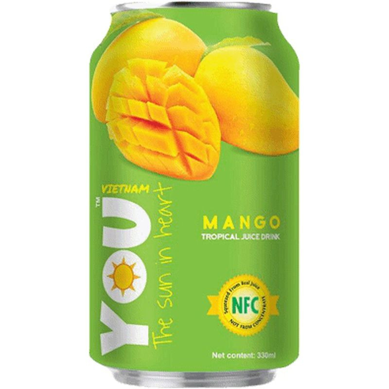 Изображение товара Безалкогольный напиток You Vietnam с соком манго 330 мл