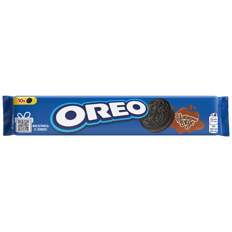 Изображение товара Печенье Oreo с какао и начинкой шоколад, 95г