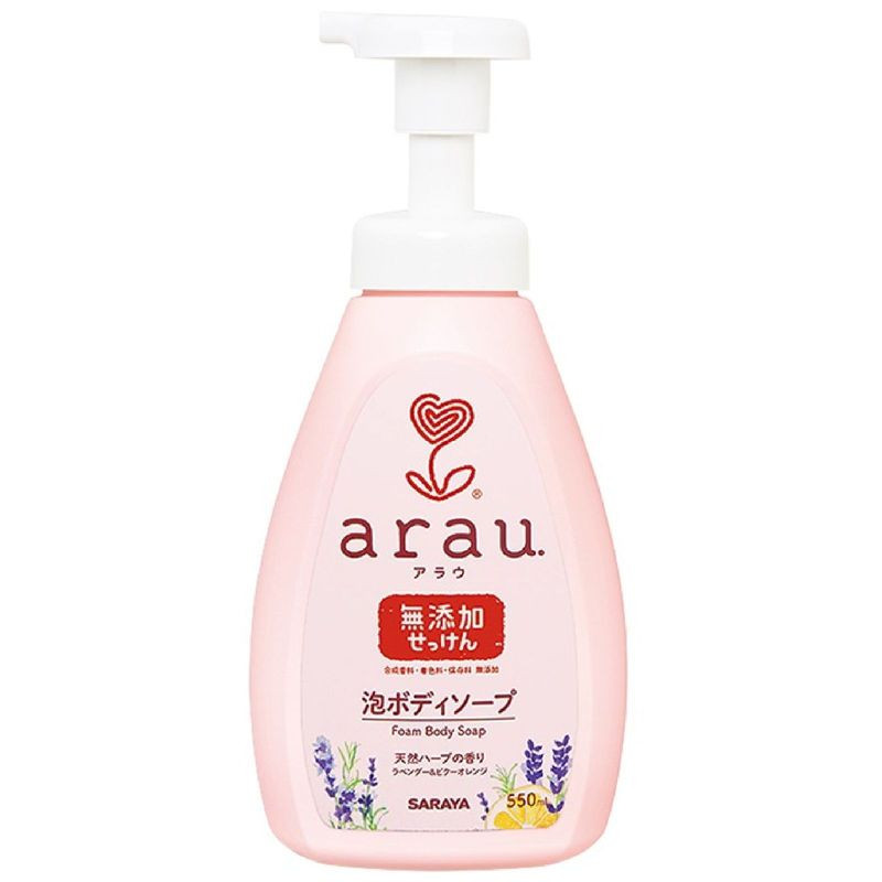 Изображение товара Гель для душа Arau 550 мл Япония мягкий и увлажняющий для ежедневного ухода