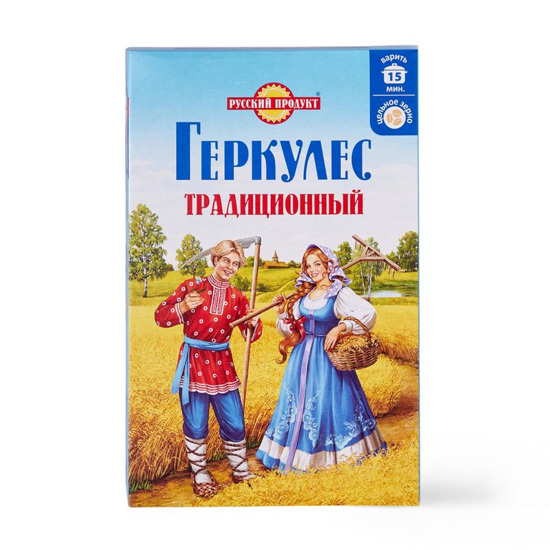 Изображение товара Хлопья овсяные Русский Продукт Геркулес традиционный 500 г
