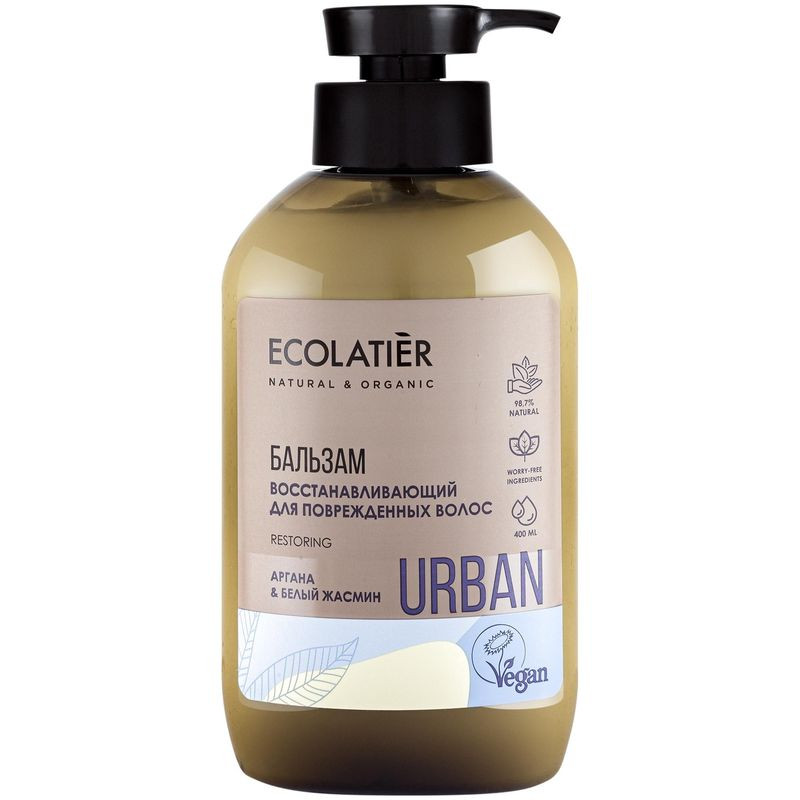 Изображение товара Восстанавливающий бальзам Ecolatier Urban для повреждённых волос 400мл