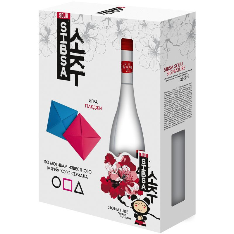 Изображение товара Соджу Sibsa Cherry Blossom 14% 330мл ягодный аперитив натур. ароматизатор