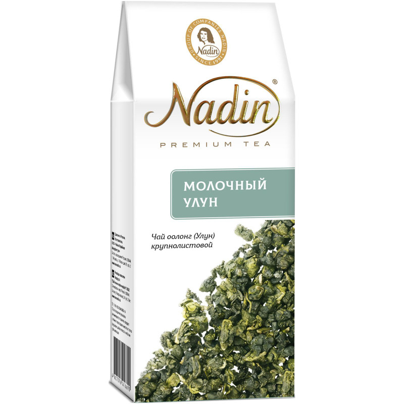 Изображение товара Чай Nadin Молочный Улун крупнолистовой 100г Китайский чай улун
