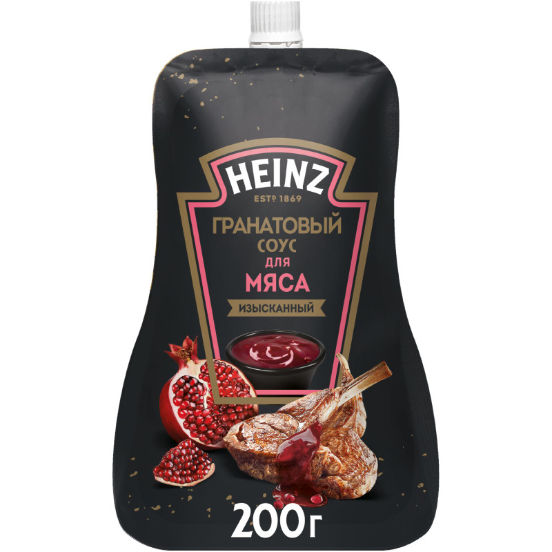 Изображение товара Соус Heinz Гранатовый для мяса деликатесный, 200мл