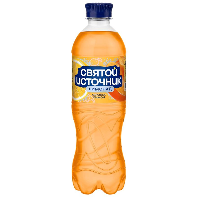 Изображение товара Лимонад Святой Источник со вкусом абрикоса и лимона 500мл