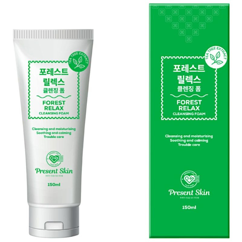 Изображение товара Пенка для умывания Present Skin Forest Relax 150мл эффективное очищение для чувствительной кожи
