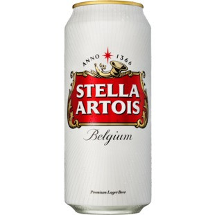 Изображение товара Пиво Stella Artois светлое 5%, 450мл