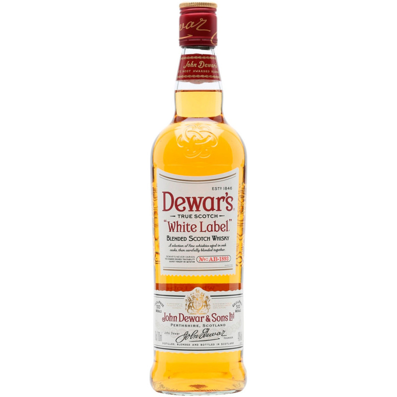 Изображение товара Виски Dewar's Вайт Лейбл 40% 700мл - Сладкий и пряный шотландский виски
