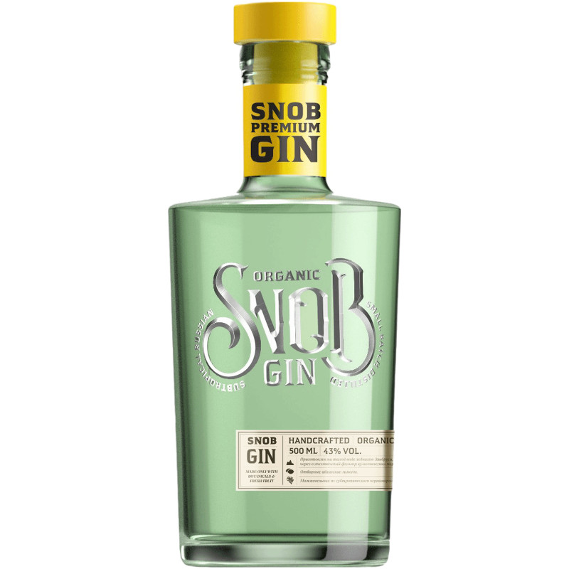 Отзывы о товаре Джин Snob 40%, 500мл