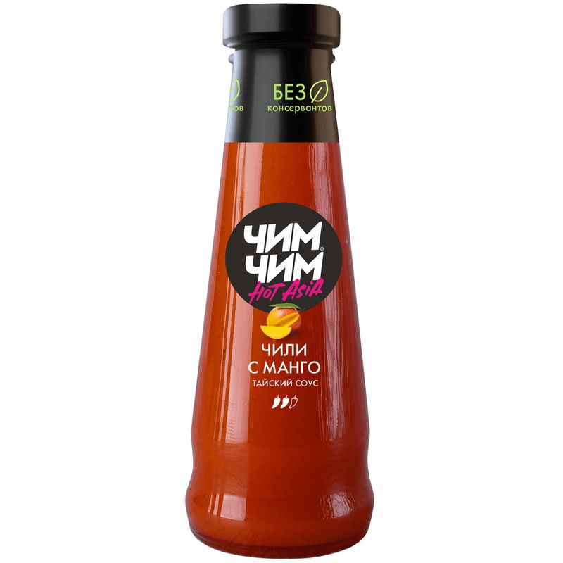 Изображение товара Соус Чим-Чим чили с манго 210 мл натуральный острый соус для блюд
