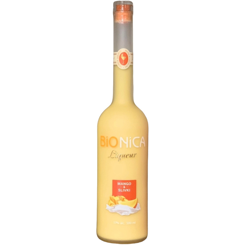 Изображение товара Ликёр Bionica Mango & Slivki 17%, 500мл
