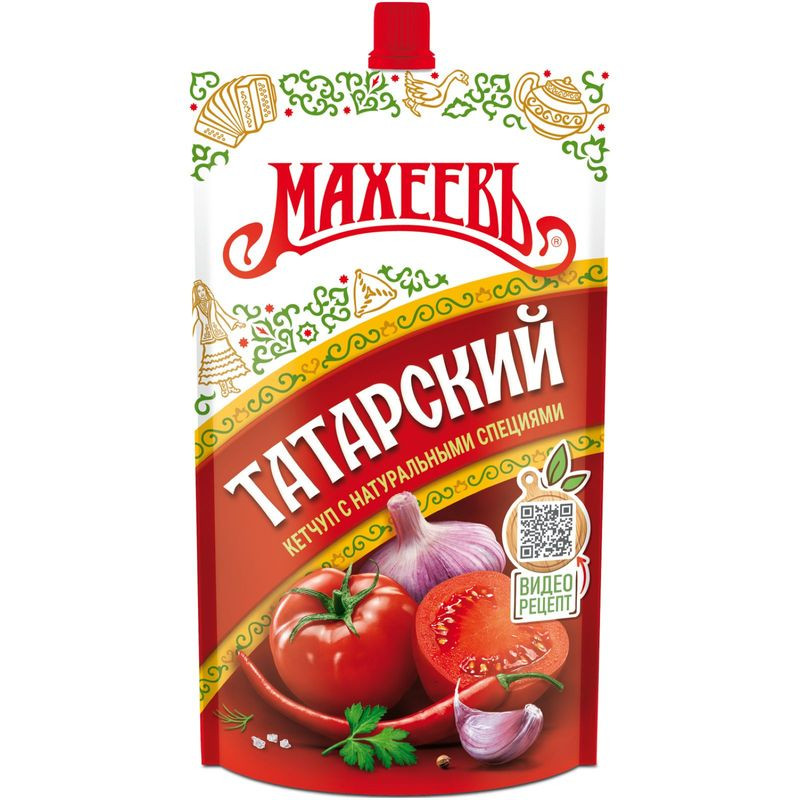 Изображение товара Кетчуп Махеевъ Татарский 300г со смелым вкусом и натуральными ингредиентами