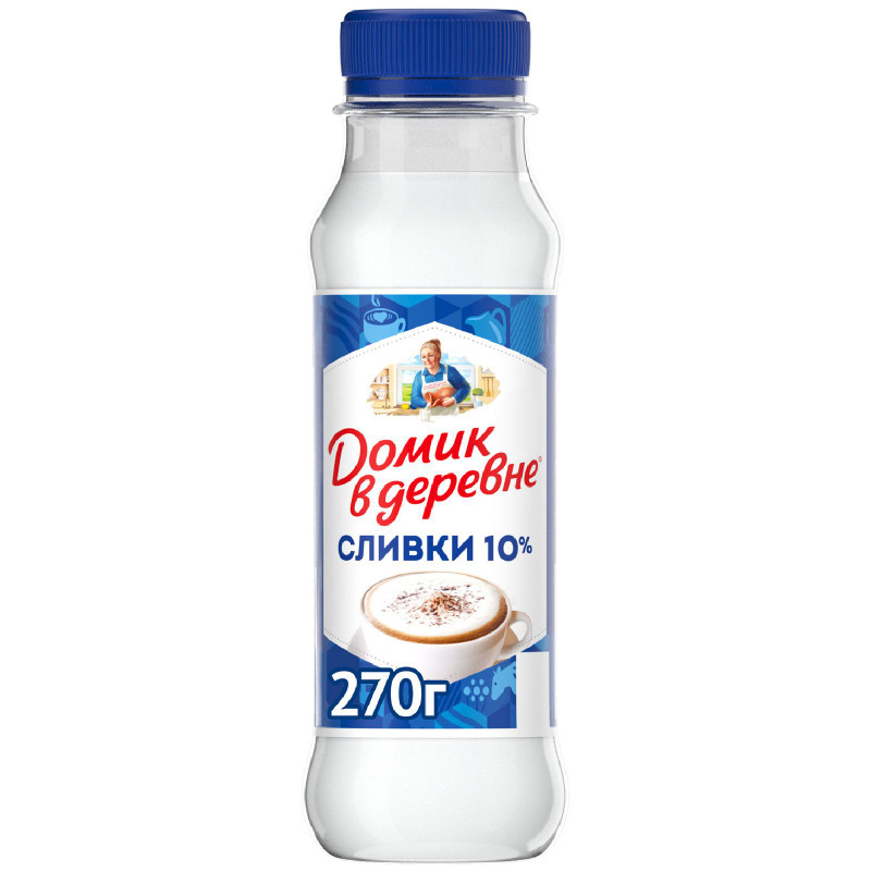 Изображение товара Сливки Домик в деревне 10%, 270г