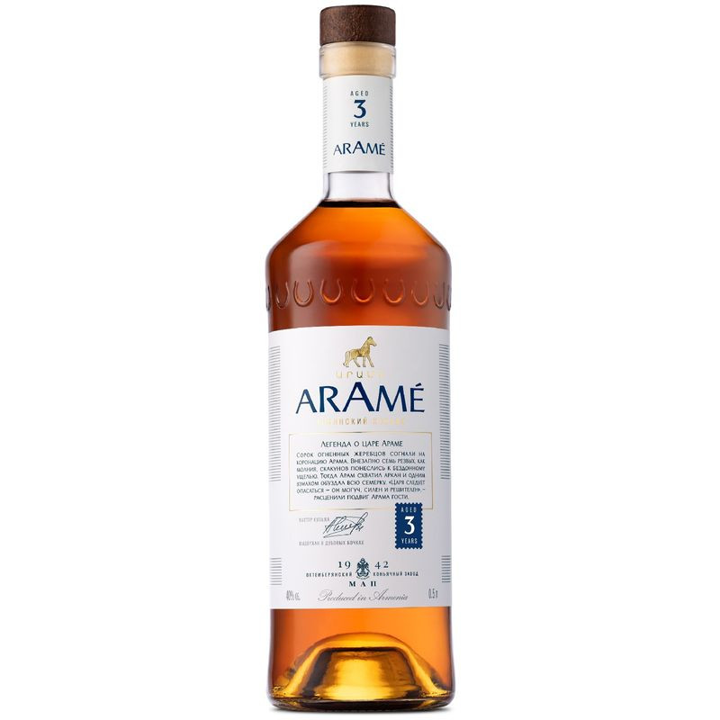 Изображение товара Коньяк Аrame армянский трехлетний 500мл 40%
