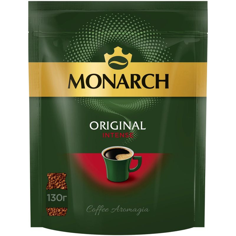 Изображение товара Кофе Monarch Original Intense растворимый натуральный 130 г быстрое приготовление