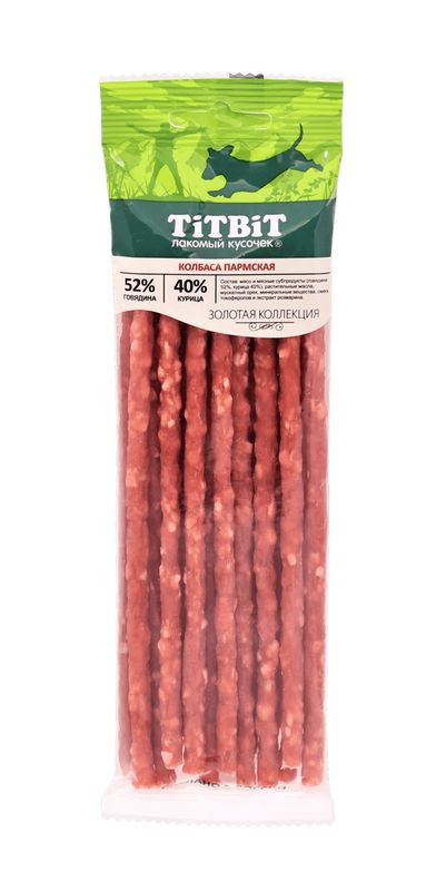 Изображение товара Лакомство для собак TitBit колбаса пармская 80 г натуральное высокопротеиновое