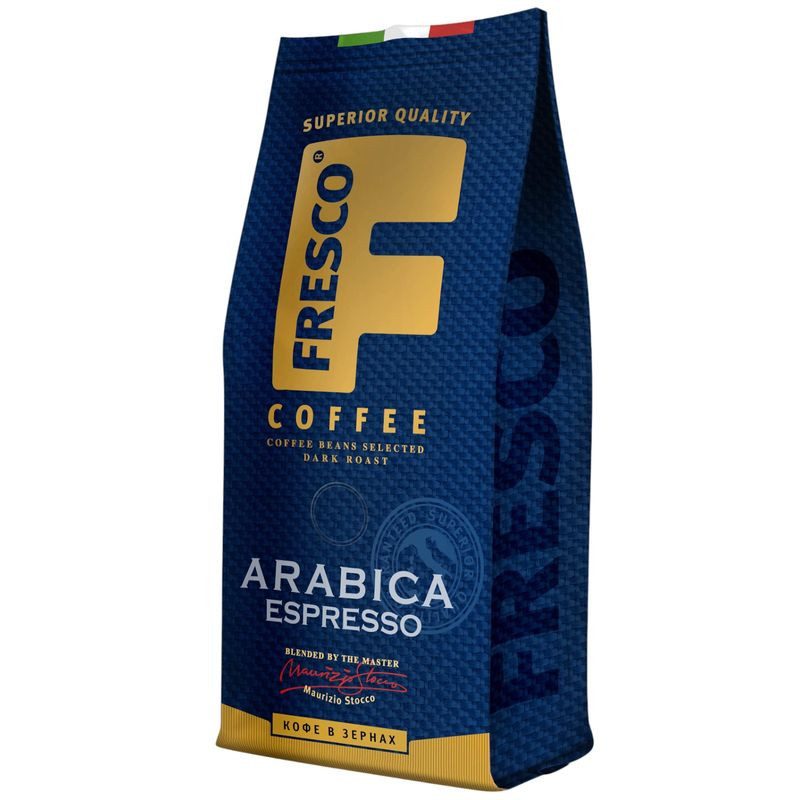 Изображение товара Кофе в зёрнах Fresco Arabica Espresso Blend №12 200г натуральный жареный