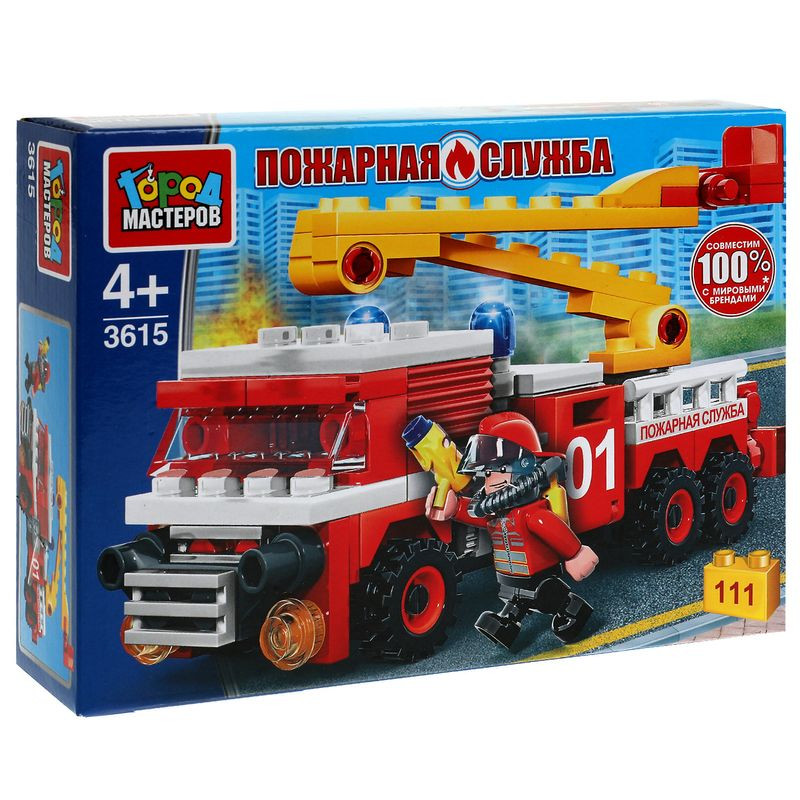 Изображение товара Игрушка Город Мастеров Пожарная Служба конструктор развивающий для детей