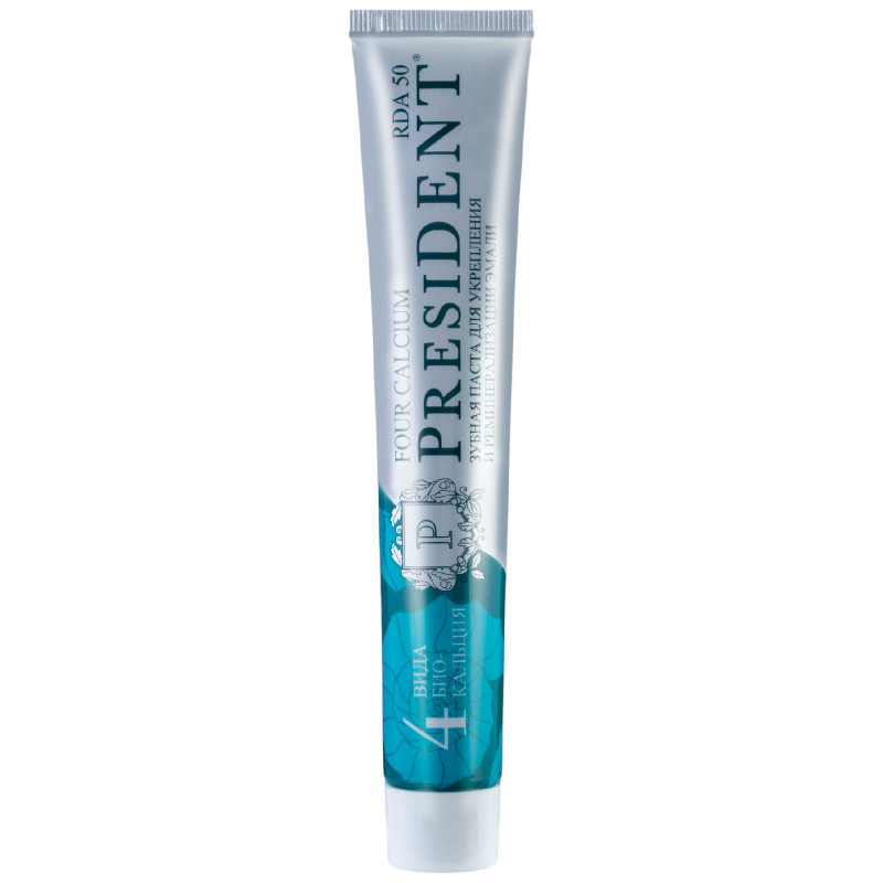Изображение товара Зубная паста President Four Calcium, 75мл