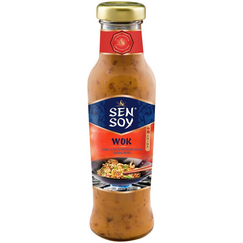 Изображение товара Соус Sen Soy Wok кисло-сладкий 310 мл для обжаривания лапши