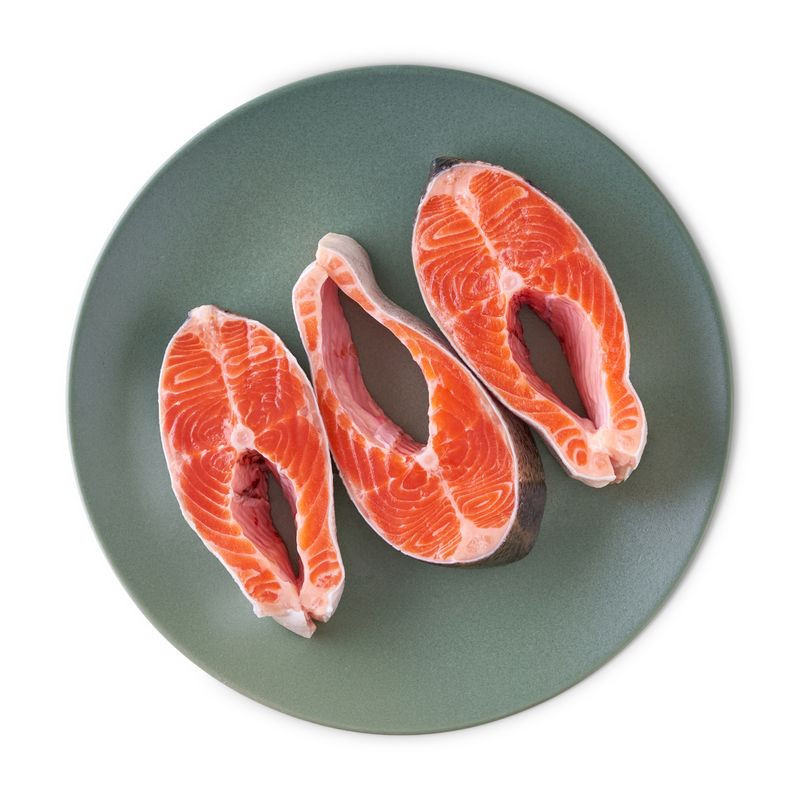 Изображение товара Форель стейк охлажденный из России, высокое качество и натуральный вкус