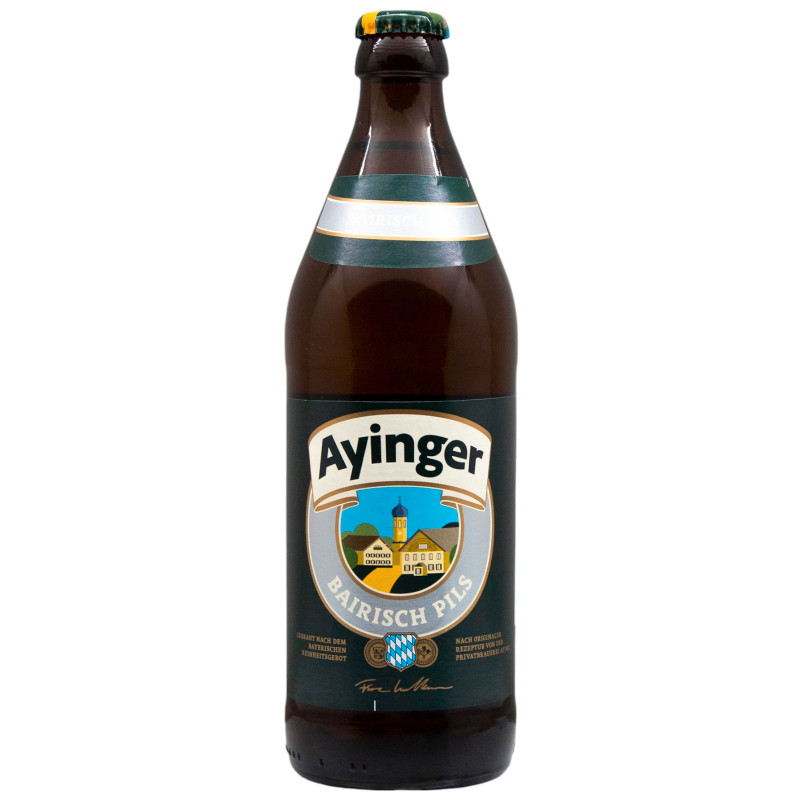 Изображение товара Пиво Ayinger Bairisch Pils светлое нефастеризованное фильтрованное 500 мл Германия