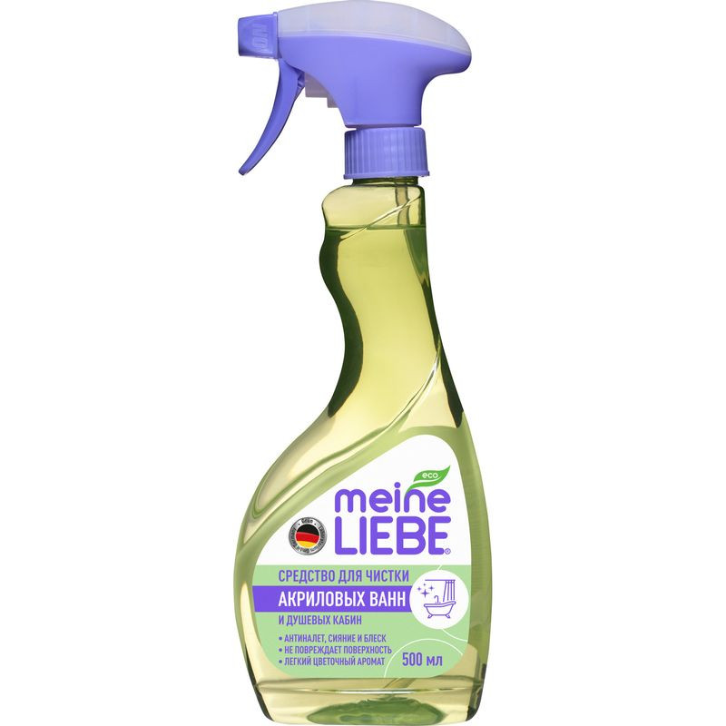Изображение товара Средство чистящее Meine Liebe для акриловых ванн и душевых кабин 500мл