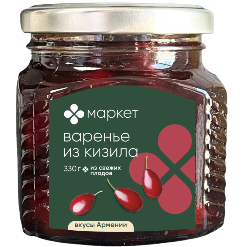 Изображение товара Варенье из кизила Маркет, 330г