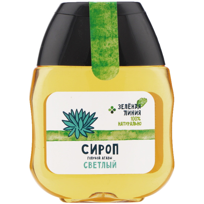 Изображение товара Сироп голубой агавы светлый Зелёная Линия, 240г