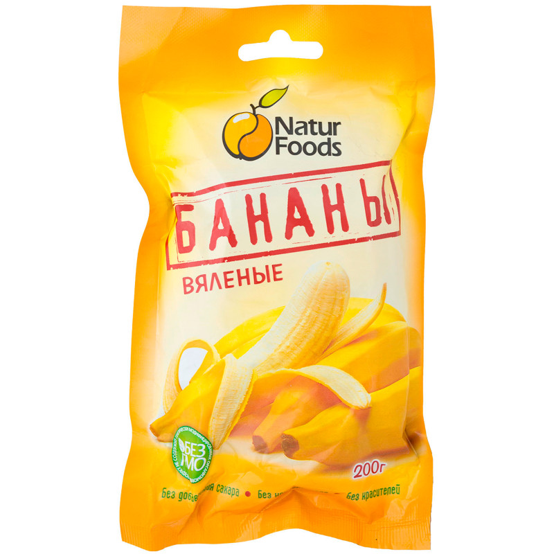 Изображение товара Бананы Naturfoods вяленые, 200г