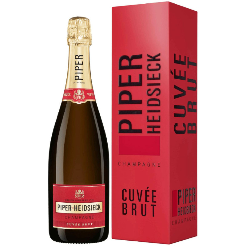 Изображение товара Вино игристое Piper-Heidsieck Champagne AOC белое сухое в п/у 12%, 750мл