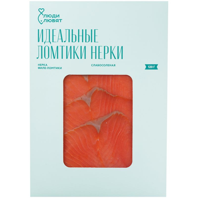 Изображение товара Филе нерки слабосоленая Люди Любят 120г - вкусная и полезная рыба для закуски