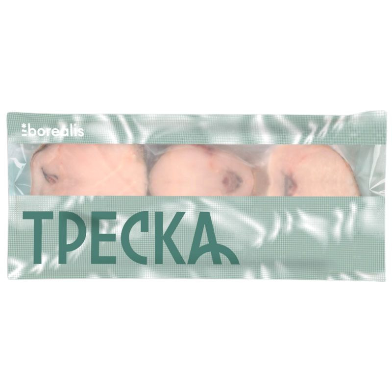 Изображение товара Стейк трески атлантической Borealis замороженный, 600 г
