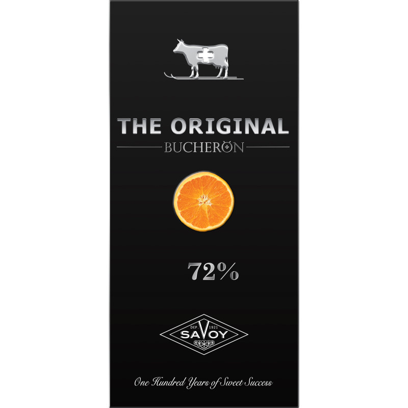 Изображение товара Шоколад Bucheron The Original Горький с кусочками апельсина, 90г