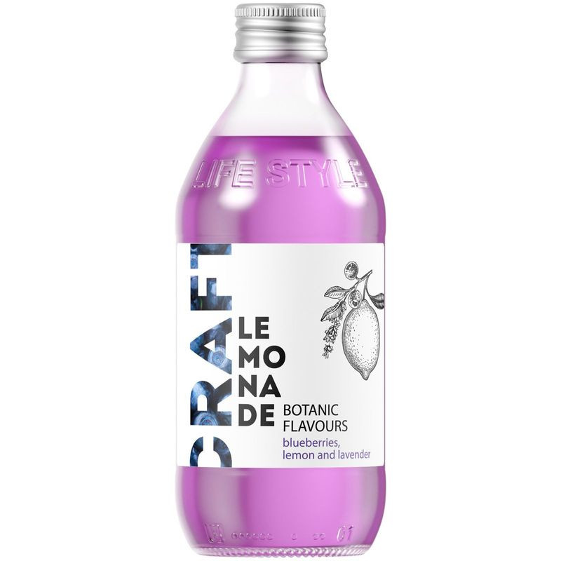 Изображение товара Газированный напиток Starbar Craft Черника лимон-лаванда 330мл