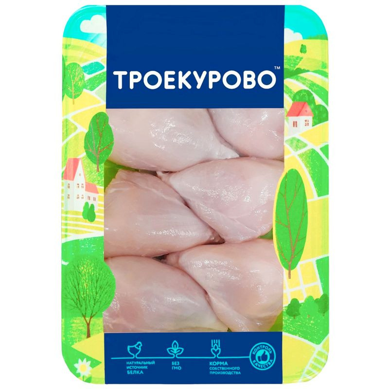 Изображение товара Голень куриная Троекурово без кожи охлажденная 600г