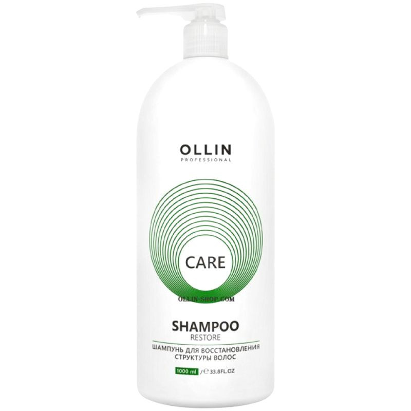 Изображение товара Ollin Professional Care шампунь для восстановления поврежденных волос 1л