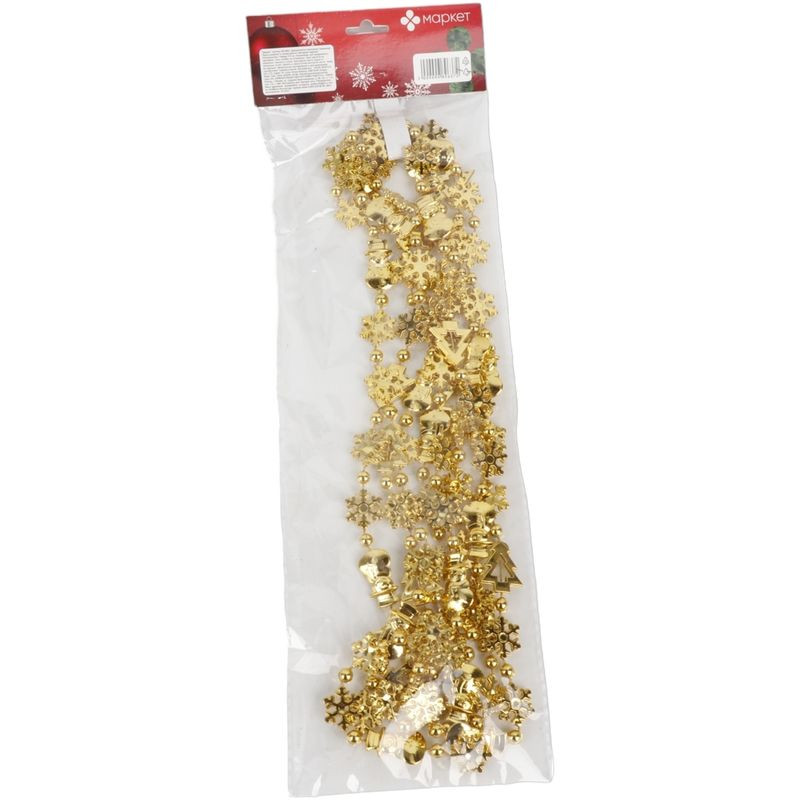 Изображение товара Новогодние бусы-снежинки Маркет декоративное украшение 75.99 рублей