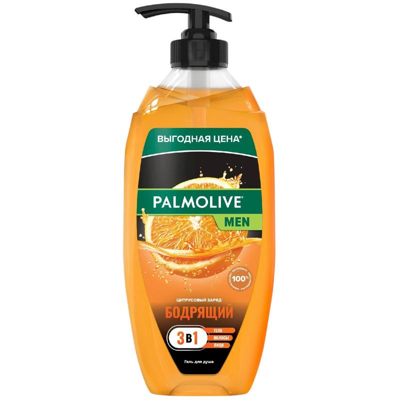 Изображение товара Мужской гель для душа Palmolive MEN Цитрусовый Заряд 2в1 750 мл