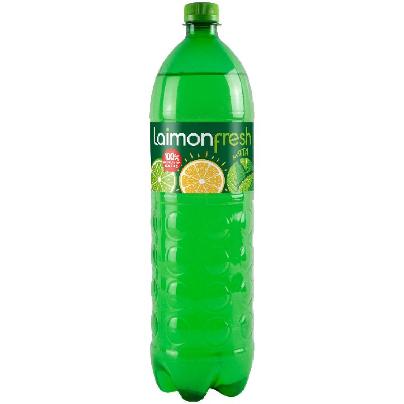 Изображение товара Газированный лимонад Laimon Fresh макс 1.5л освежающий натуральный вкус