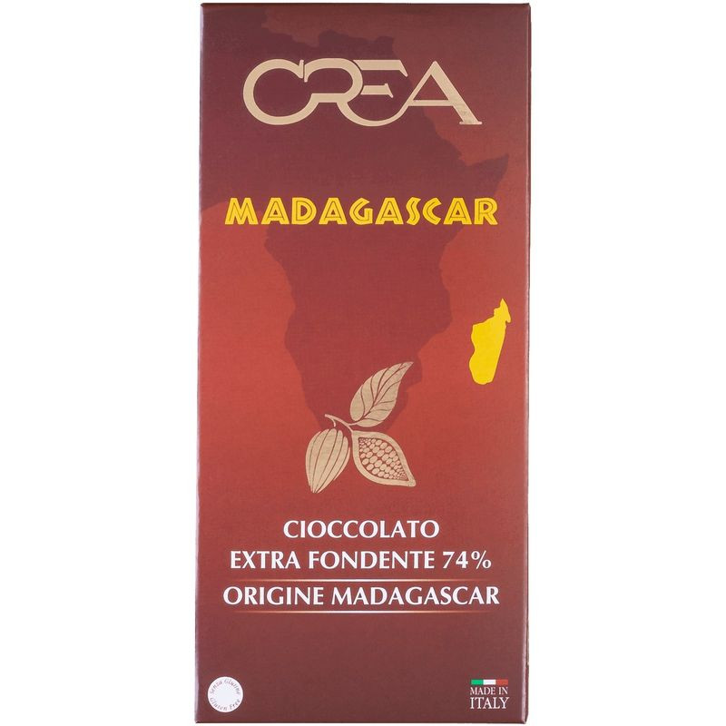 Изображение товара Шоколад Crea Origin Madagascar 74% горький 100г натуральный продукт