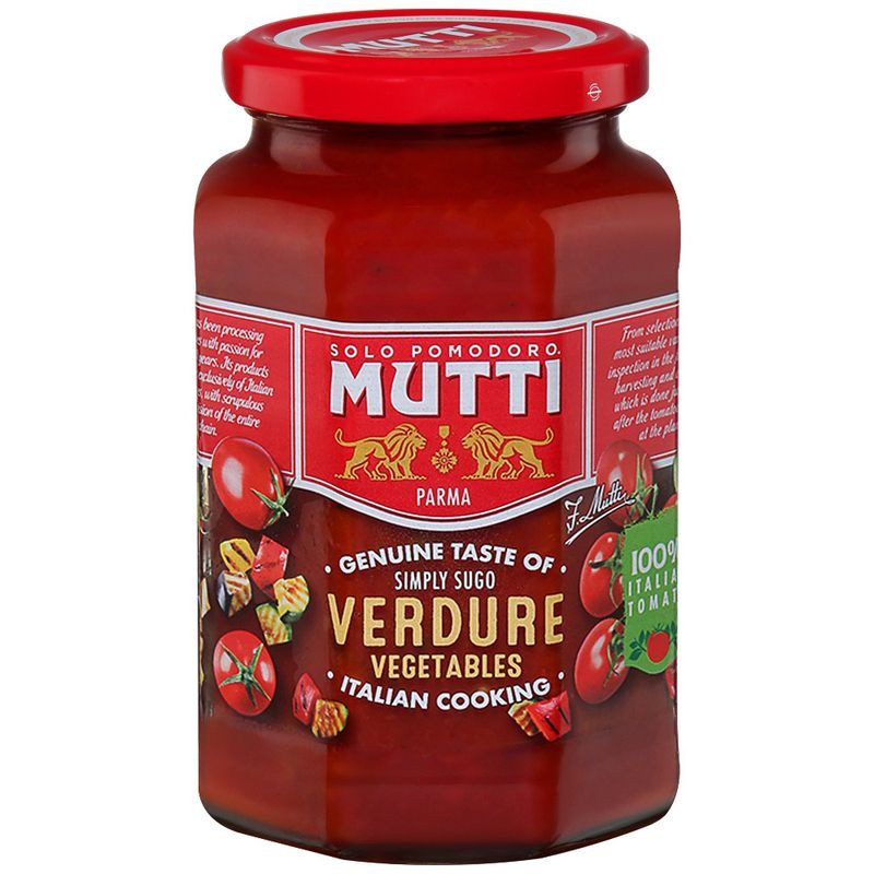 Изображение товара Томатный соус Mutti с овощами гриль 400 мл натуральный итальянский вкус