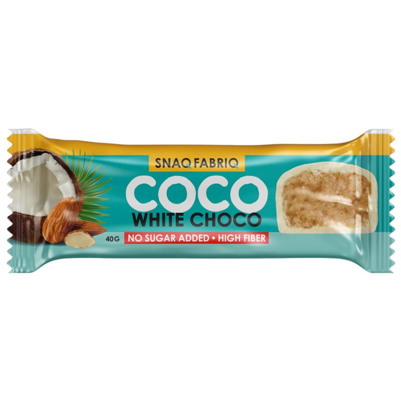 Изображение товара Батончик Snaq Fabriq Кокосово-миндальный десерт 40г натуральный и полезный перекус