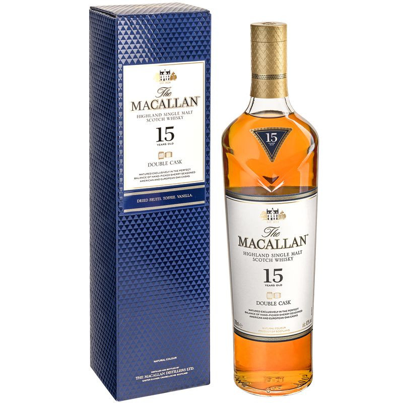 Изображение товара Виски Macallan Double Cask 15 Years Old 700 мл в подарочной упаковке