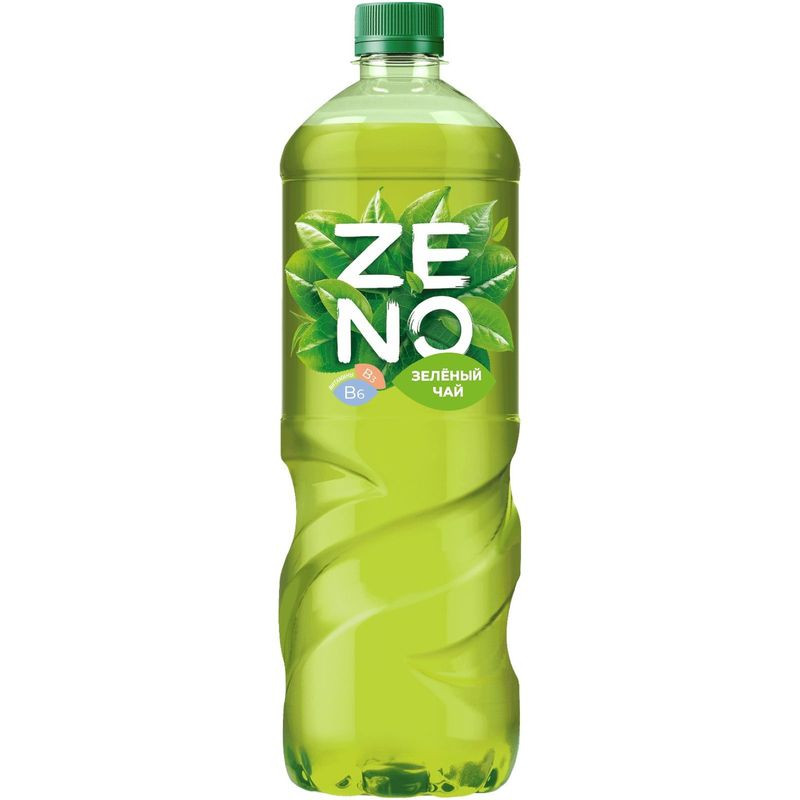Изображение товара Холодный зеленый чай Zeno 1л натуральный освежающий напиток