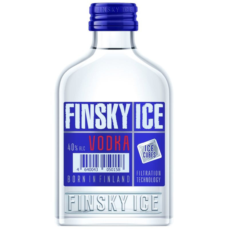 Изображение товара Водка Finsky Ice 40% 0.1л натуральный вкус мягкий аромат