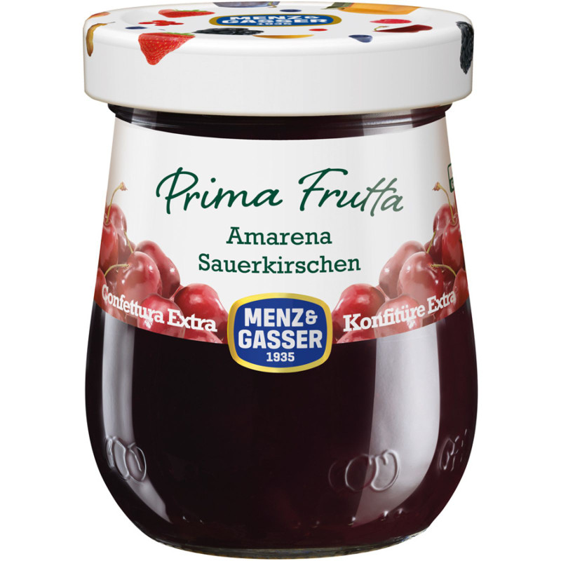 Изображение товара Конфитюр Menz&Gasser Prima Frutta Вишня, 340г — Натуральное лакомство